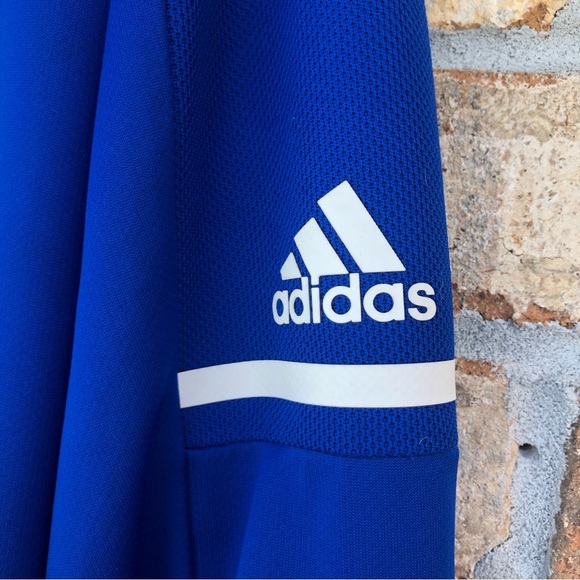 adidas Climalite University of Tennessee Blue long Sleeve Quarter Top L - Picture 3 of 12